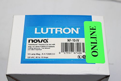 Lutron NF-10-IV Standard Switches Electrical Distribution Switcher Ivory