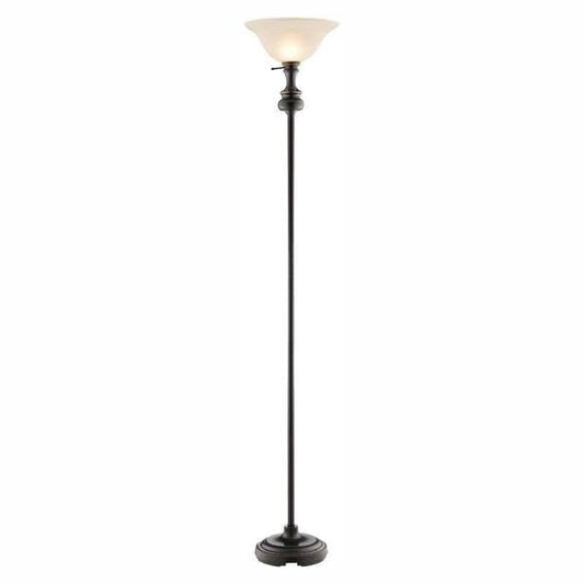 Candler 71.75 in. Oil Rubbed Bronze Torchiere Lamp with TTL 20 Compliant Fixture