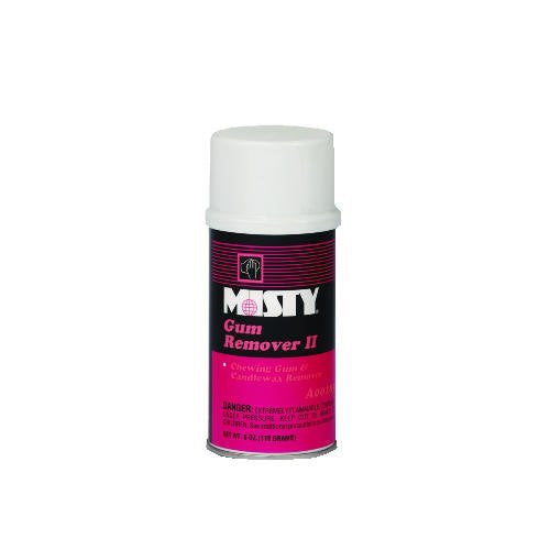 MISTY Gum/Candle Wax Remover, Aerosol, 6 oz, Refrigerant, For Nonporous Surfaces AAEA18312