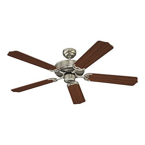 Sea Gull Lighting 15030-962 Quality Max 52-Inch, Five-Blade Ceiling Fan, Mahogany Dark / Oak Blade Finish